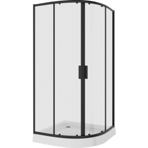 Душевой уголок Niagara Nova 90x90 прозрачный, черный (NG-6806-08 BLACK)