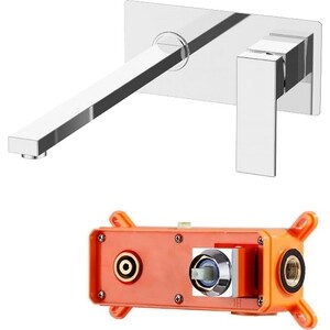 Смеситель для раковины BelBagno Romano встраиваемый, хром (ROM-BLM-CRM)