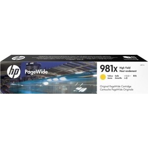 Картридж HP 981X Yellow Original PageWide (L0R11A)