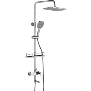 Душевая система Rossinka со смесителем и изливом, хром (RS27-46)