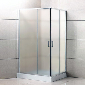 Душевой уголок BelBagno Uno 195-AH-2 120х80 рифленый Punto, хром (UNO-195-AH-2-120/80-P-Cr)