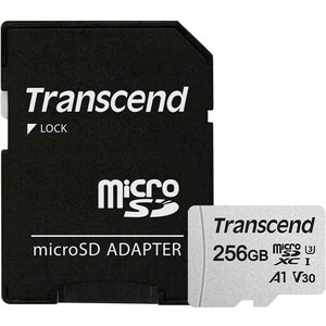 Флеш карта Transcend micro SDXC 256Gb Class 10 + adapter