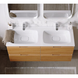 Тумба под раковину Aqwella Accent 120 4 ящика, дуб золотой (ACC0112DZ)