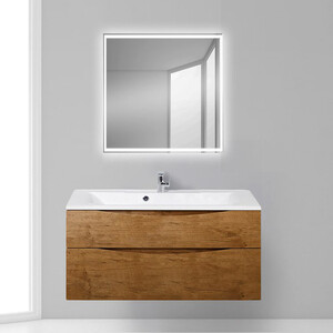 Тумба с раковиной BelBagno Marino-H60 120 rovere nature (MARINO-H60-1200-2C-SO-RN-P, BB1200/450-LV-MR-PR)