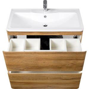 Тумба с раковиной BelBagno Albano 90 rovere rustico напольная (ALBANO-900-2C-PIA-RR, BB900/455-LV-MR-ALR)