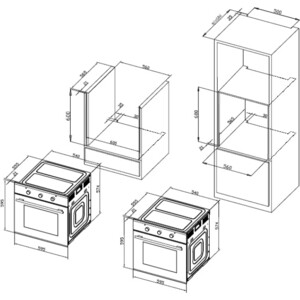 Электрический духовой шкаф Hyundai HEO 6647 WG