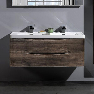 Тумба под раковину BelBagno Ancona-N 120 rovere moro с двумя чашами (ANCONA-N-1200-2C-SO-2-RW)