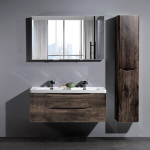 Тумба под раковину BelBagno Ancona-N 120 rovere moro с двумя чашами (ANCONA-N-1200-2C-SO-2-RW)