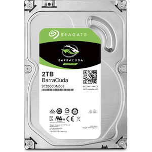 Жесткий диск Seagate SATA3 2Tb Barracuda 7200 256Mb (ST2000DM008)
