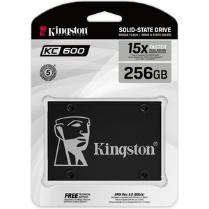 Твердотельный накопитель Kingston 256GB SSDNow KC600 (SKC600/256G)