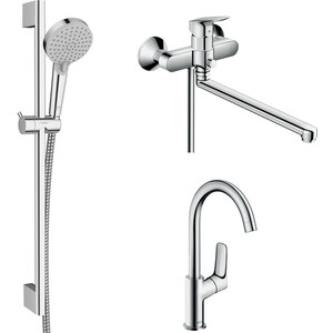 Комплект смесителей Hansgrohe Logis универсальный (71402000, 71130000, 26275000)