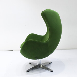 Кресло Bradex Egg chair зеленый, искусственная замша