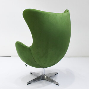 Кресло Bradex Egg chair зеленый, искусственная замша