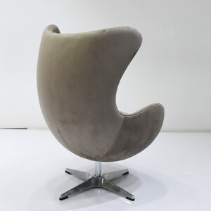 Кресло Bradex Egg chair латте, искусственная замша