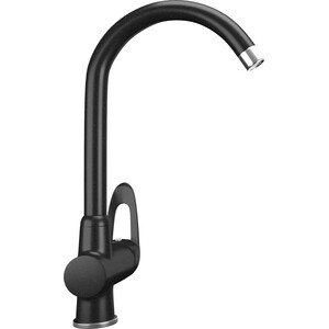 Смеситель для кухни Ulgran U-006 ультра-черный (U-006-344)