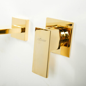 Смеситель для раковины Cezares Unika золото (UNIKA-BLI2-03/24)
