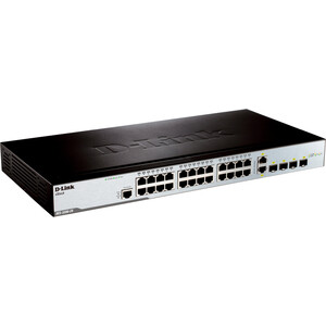 Коммутатор D-Link 24PORT 10/100M L2 2COMBO DES-3200-28/C1A