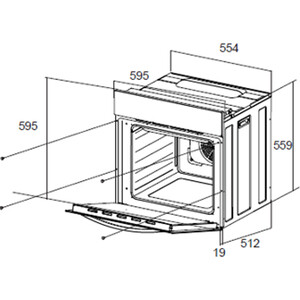 Электрический духовой шкаф MAUNFELD EOEC.564B