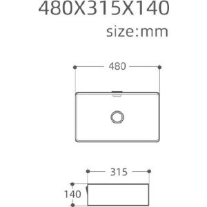 Раковина-чаша Aquanet Perfect 48х31 белая (273674)