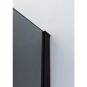 Душевая дверь Cezares Slider B-1 100-90х195 тонированная, черная (SLIDER-B-1-90/100-GRIGIO-NERO)