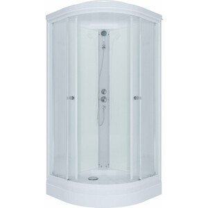 Душевая кабина Triton Ультра 90x90 задние стенки матовые, стекла прозрачные (Щ0000061843)