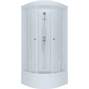 Душевая кабина Triton Ультра 90x90 задние стенки матовые, стекла прозрачные (Щ0000061849)