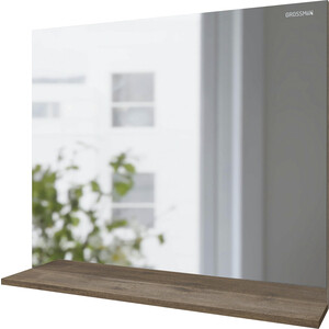 Зеркало Grossman Тенза 85х72 с полкой, веллингтон (208501)