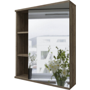 Зеркальный шкаф Grossman Форта 60х70 темный дуб галифакс (2060032)