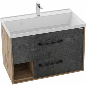Тумба под раковину Grossman Реал 79х44 веллингтон/бетон (108009)