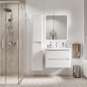 Мебель для ванной Grossman Адель 70х45 два ящика, белая