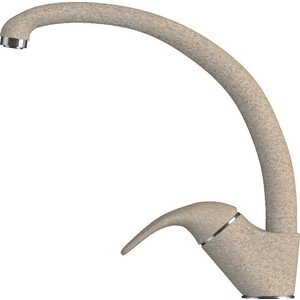 Смеситель для кухни Polygran высокий №302 песочный (3189)