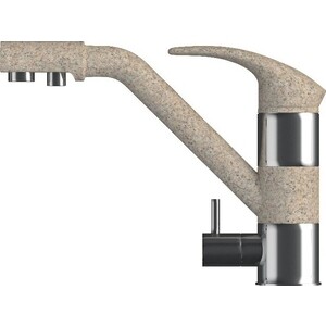 Смеситель для кухни Polygran Дуо под фильтр, №302 песочный (824951)