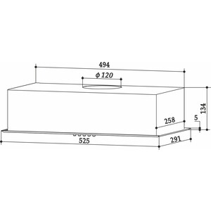 Вытяжка встраиваемая EXITEQ EX-1276