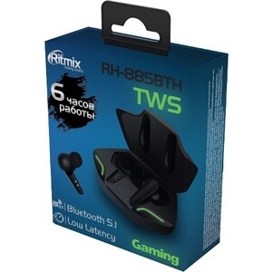 Наушники Ritmix RH-885BTH TWS black