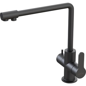 Смеситель для кухни Mixline MLSS-03201 под фильтр, черный (4627173718592)