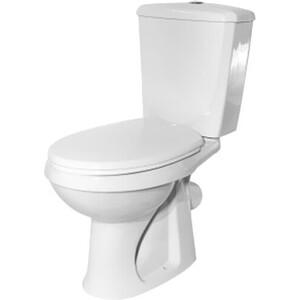 Унитаз-компакт Оскольская керамика Элисса Оптима с сиденьем, белый (4631111132142)