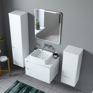 Тумба под раковину Mixline Виктория 71х48 софт белый (4630099745832)