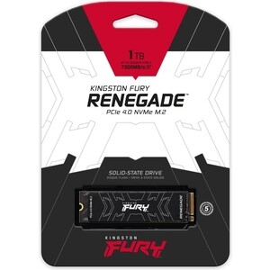 Накопитель SSD Kingston PCI-E 4.0 x4 1000Gb SFYRS/1000G Fury Renegade M.2 2280 (SFYRS/1000G)