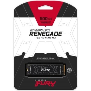 Накопитель SSD Kingston PCI-E 4.0 x4 500Gb SFYRS/500G Fury Renegade M.2 2280 (SFYRS/500G)
