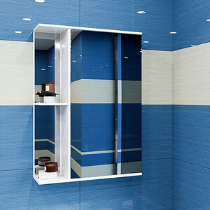 Зеркальный шкаф Mixline Стандарт 50х70 правый, белый (4640030867318)