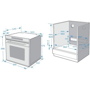 Электрический духовой шкаф Weissgauff EOM 791 SDB