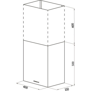 Вытяжка MAUNFELD Box Push 40 черный