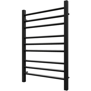 Полотенцесушитель электрический Point П9 500х800 диммер слева, черный (PN70758B)