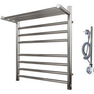 Полотенцесушитель электрический Point П7 500х600 с полкой хром (PN10156SPE)