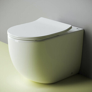 Унитаз приставной безободковый Ceramicanova Metropol с сиденьем микролифт (CN4004)