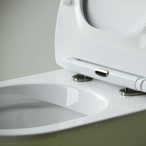 Унитаз приставной безободковый Ceramicanova Metropol с сиденьем микролифт (CN4004)