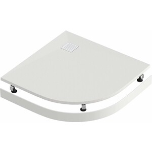 Душевой поддон Good Door Essentia R 100х100 белый (ЛП00186)