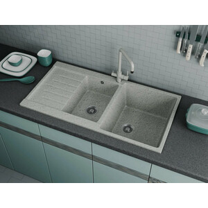 Кухонная мойка GreenStone GRS-98k-302 песочная