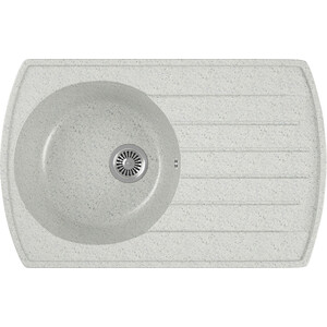Кухонная мойка GreenStone GRS-23-310 серый, с сифоном