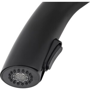 Смеситель для кухни Kaiser Strike выдвижной, черный матовый (09066-2)